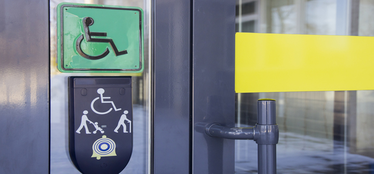 automatic handicap door opener in Brownsville