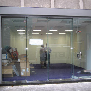 shop front door repair Brownsville