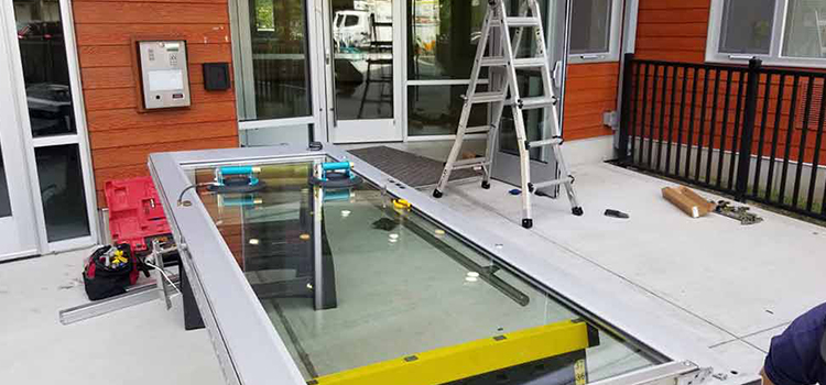 storefront door glass replacement Brownsville